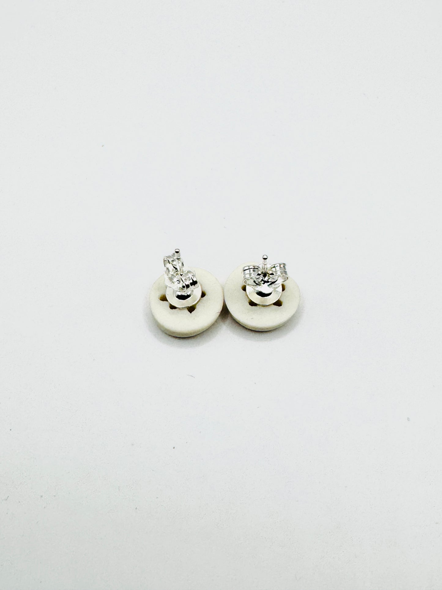 Boucles d’oreilles en porcelaine