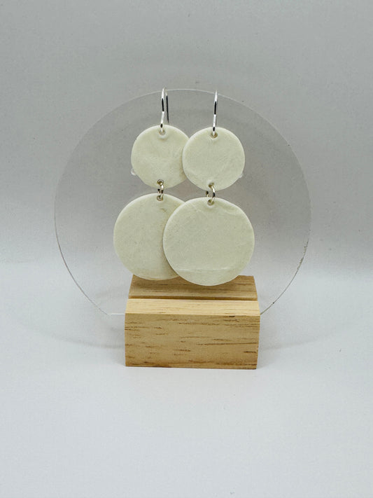 Boucles d'oreille en Porcelaine - Collection Caroline & Carmen
