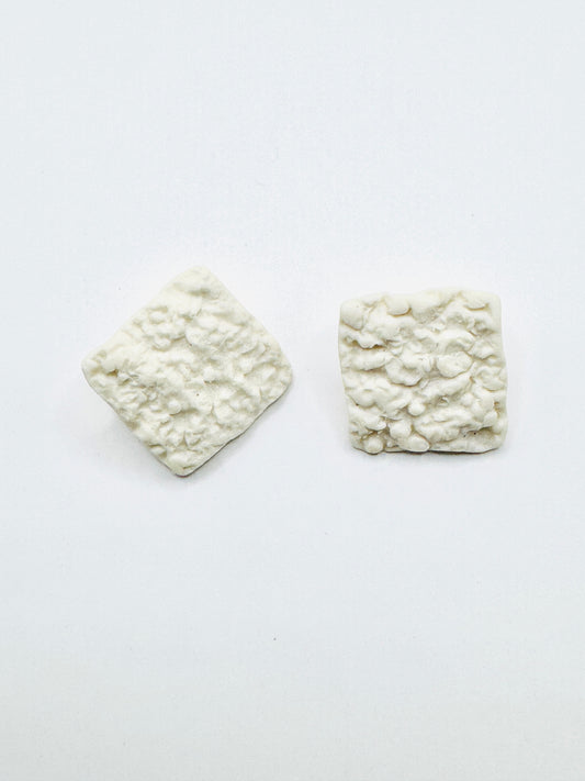 Boucles d’oreilles en porcelaine