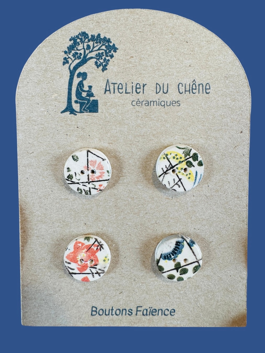 Boutons en faïence Couleur