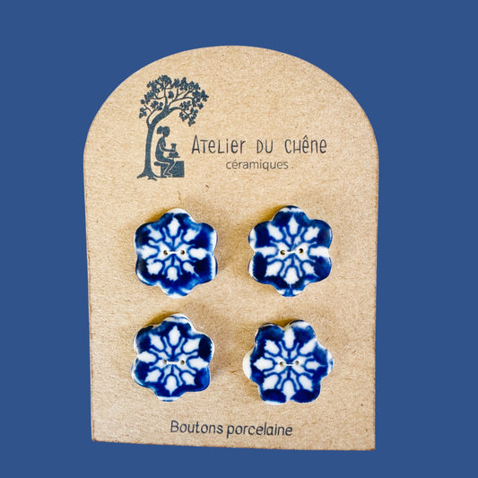 Boutons en porcelaine azulejos